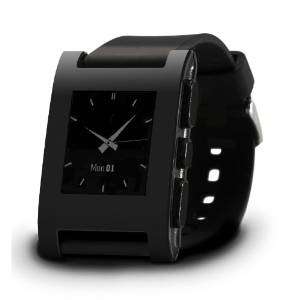 Slickwraps Pebble Watch Color Series MatteBlack Wrap Skin *Local Stock*