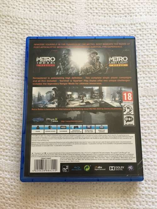 Metro Redux (Ps4)