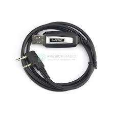 USB Programming Cable For Baofeng, Kenwood with Driver CD - Black