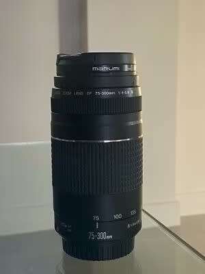 Canon EF 75-300mm f/4-5.6 III with UV Haze Filter