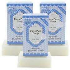 #1 SPECIAL! Buy 3 GET 1 FREE!.Pure GLUTA Soap. 70g. Sunscreen 50++ skin whitening. Anti-acne.