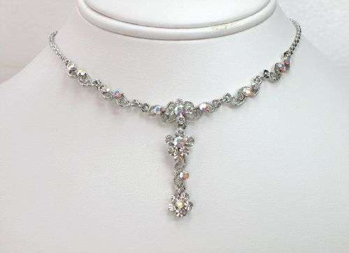 SWAROVSKI CRYSTAL PENDANT NECKLACE & EARRING SET