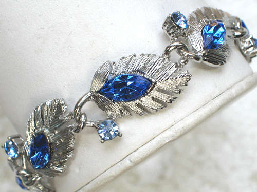 SAPPHIRE  SWAROVSKI CRYSTAL BRACELET