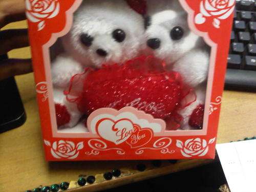 VALENTINE 2TEDDY BEARS IN 1