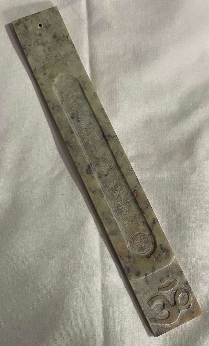 Soapstone Ohm Incense Burner