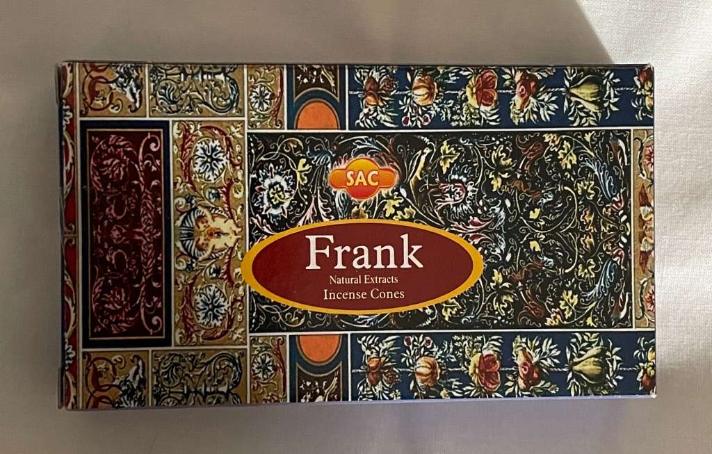 SAC Frank Incense Cones (Frankincense)