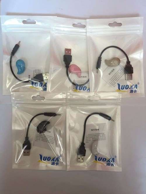 Wireless Bluetooth Earphones (1pc Earbud) In Black or White.