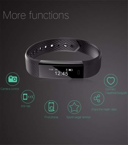 Bluetooth Android Smart Bracelet Pedometer Fitness Tracker