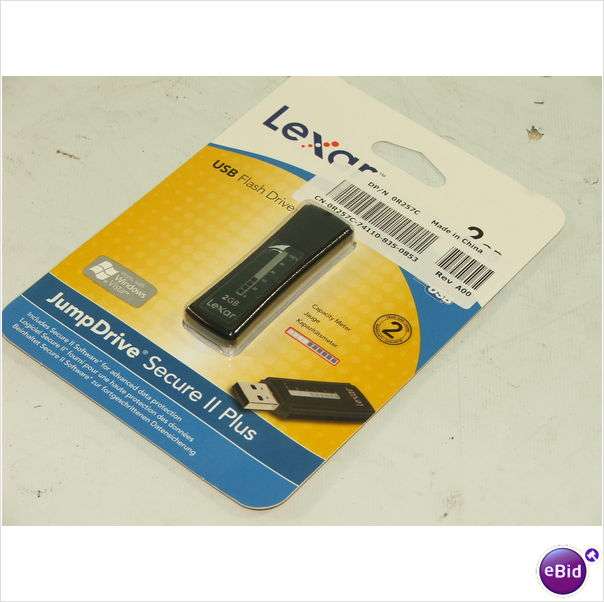 2GB Flash Drive - Lexar JumpDrive Secure II Plus