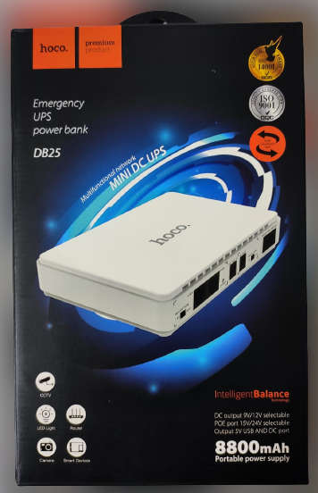 hoco. Emergency UPS and Power Bank - Mini DC UPS