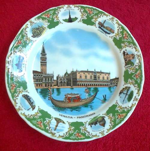 VENICE / VENIZIA PANORAMA SOUVENIR PLATE