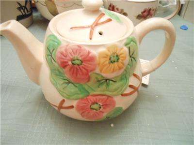 Avon Ware Flower Teapot - (1930-39)