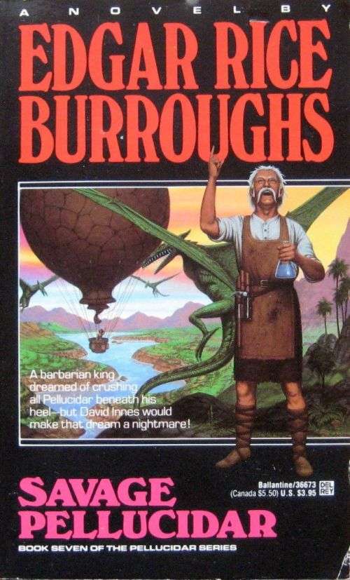 BURROUGHS, Edgar Rice - Savage Pellucidar - (Paperback) - [# 7 in the Pellucidar series]