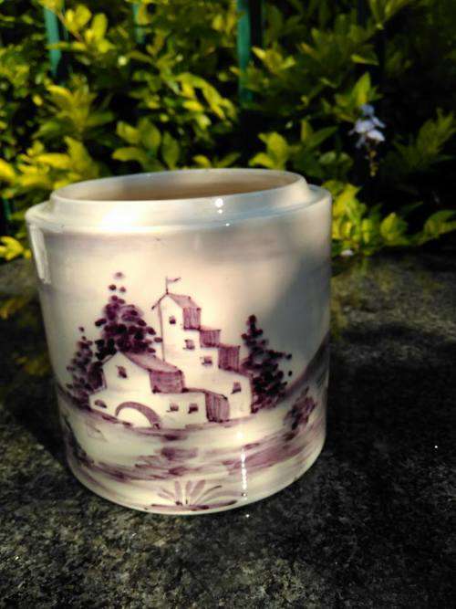 VINTAGE ITALIAN JAR - Hand Painted