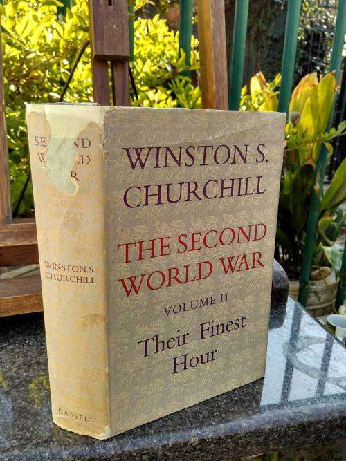 CHURCHILL, Winston S. - The Second World War II : Their Finest Hour - (Hardcover in Wrapper)