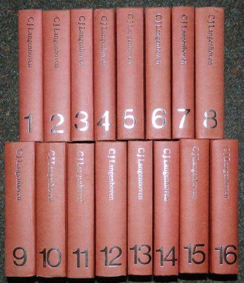 LANGENHOVEN, C.J. - Versamelde Werke : 1974 - Volledige stel - DEEL 1 tot 16