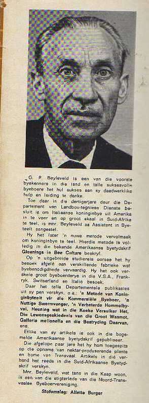 BYLEVELD, G.P. - Praktiese Byeboerdery in Suid-Afrika - (Hardeband in Stofomslag)