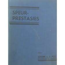 POST, Johan v.d. - Speurprestasies - (Eerste uitgawe Hardeband)