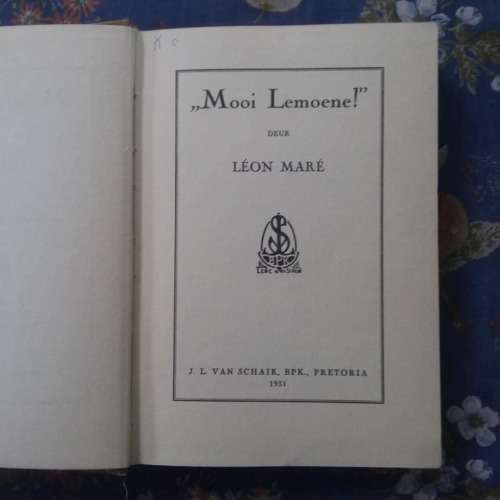 MARE, Leon - `Mooi Lemoene !` - (Pragtige Hardeband)