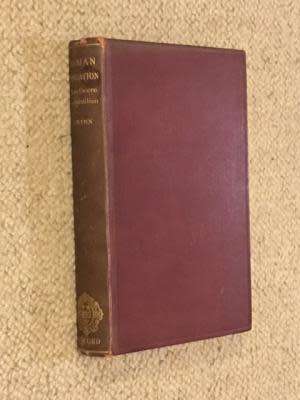GWYNN, Aubrey - Roman Education : From Cicero to Quintilian - (1926 1st Edition Hardcover)