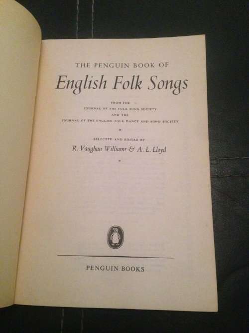 AAA - The Penguin Book of English Folk Songs - (Paperback)