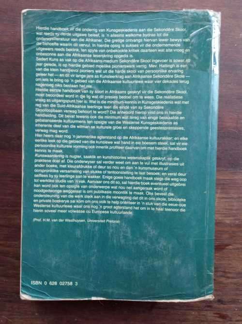 HATTINGH, A.S.J. - Kunswaardering - (Swakkerige Sagteband)