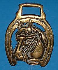 HORSE BRASS - depicting head of horse
