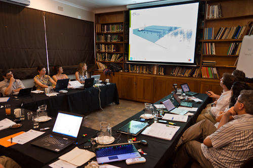 PROJECTION SCREEN - Old Pull Down Government Issue - (Brandname = Star)