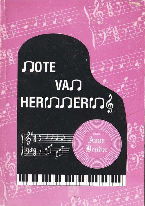 BENDER, Anna - Note van Herinnering  - (Sagteband)