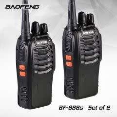 2 X Handheld Walkie Talkie Hand Radio Set with 16 Channels, 3 - 5 km talking range etc