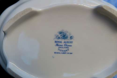 Royal Albert Tiffany Large Teapot Victoria shape