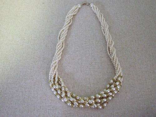 Costume Pearl Multi-strand necklace