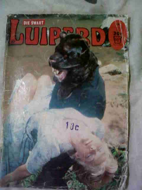 SWART LUIPERD FOTOBOEKIE