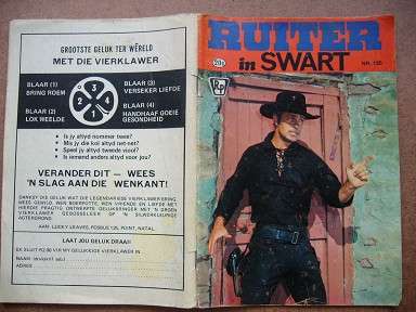 RUITER IN SWART FOTOBOEKIE NO: 135