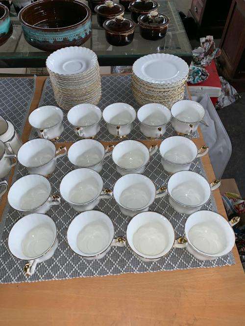 Royal Albert ValD'or Tea Set