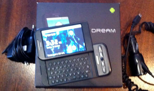 HTC Dream (rooted with Android 2.2 and 16GB class6 SDCard)