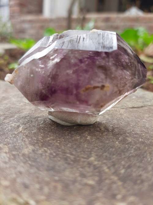 Double Terminated Tantric Twin Brandberg Quartz Crystal