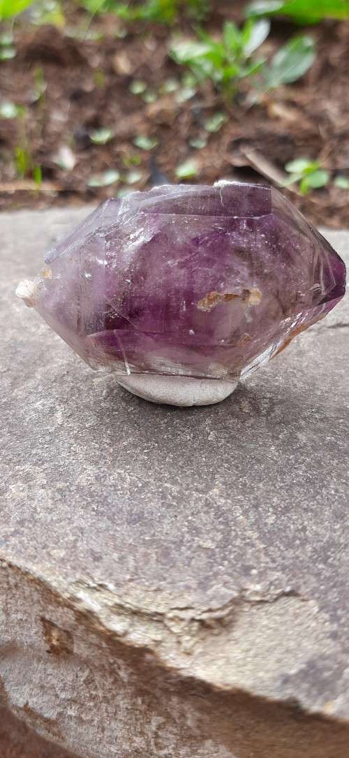 Double Terminated Tantric Twin Brandberg Quartz Crystal