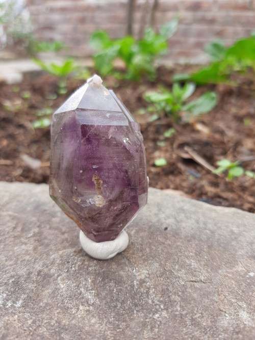Double Terminated Tantric Twin Brandberg Quartz Crystal