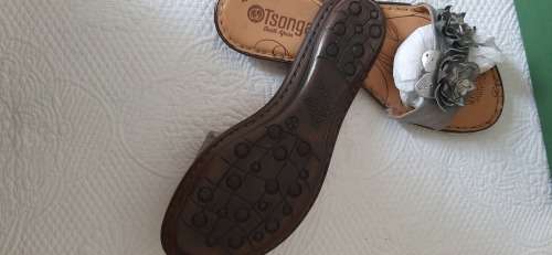 SILVER SANDALS/TSONGAS