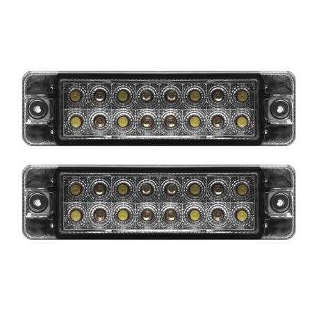 Smoked LED 2 Indicator Light Set Compatible with Volkswagen Golf 1