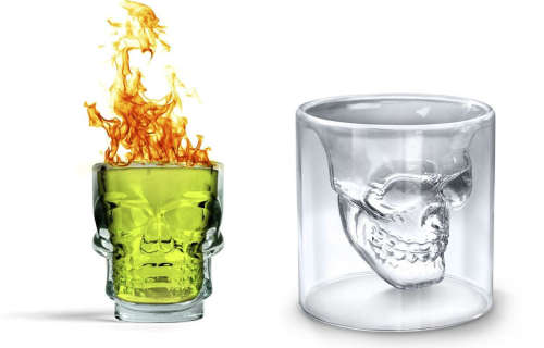 Skull Head Shot Glasses