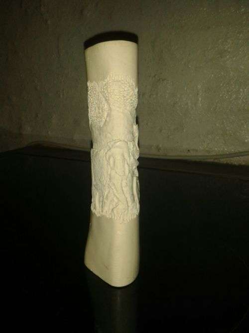 Ivory Pen holder - 23cm in hight