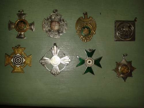 A selection of 8 Cold War German army medals (no ribbons)