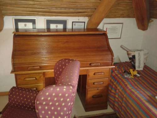 Magnificent Oak Roll Top Desk - Art Deco