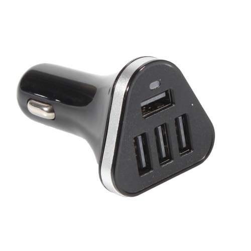 Ultra Link Car Charger 4 USB Port Black