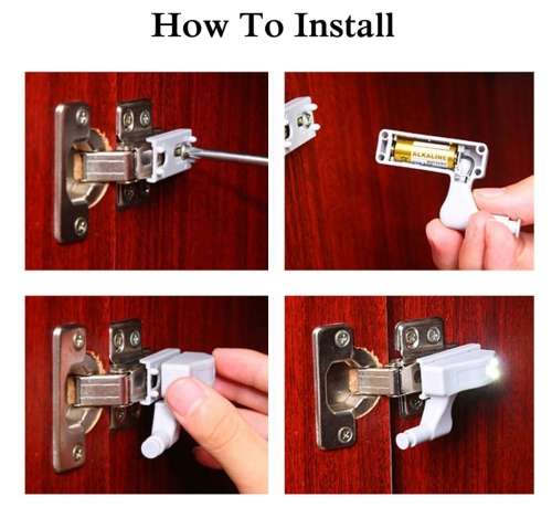 Cabinet Hinge LED x 2