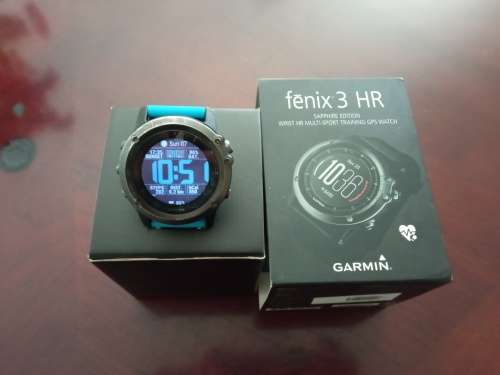 Garmin Fenix 3HR Saphire Edition plus extras
