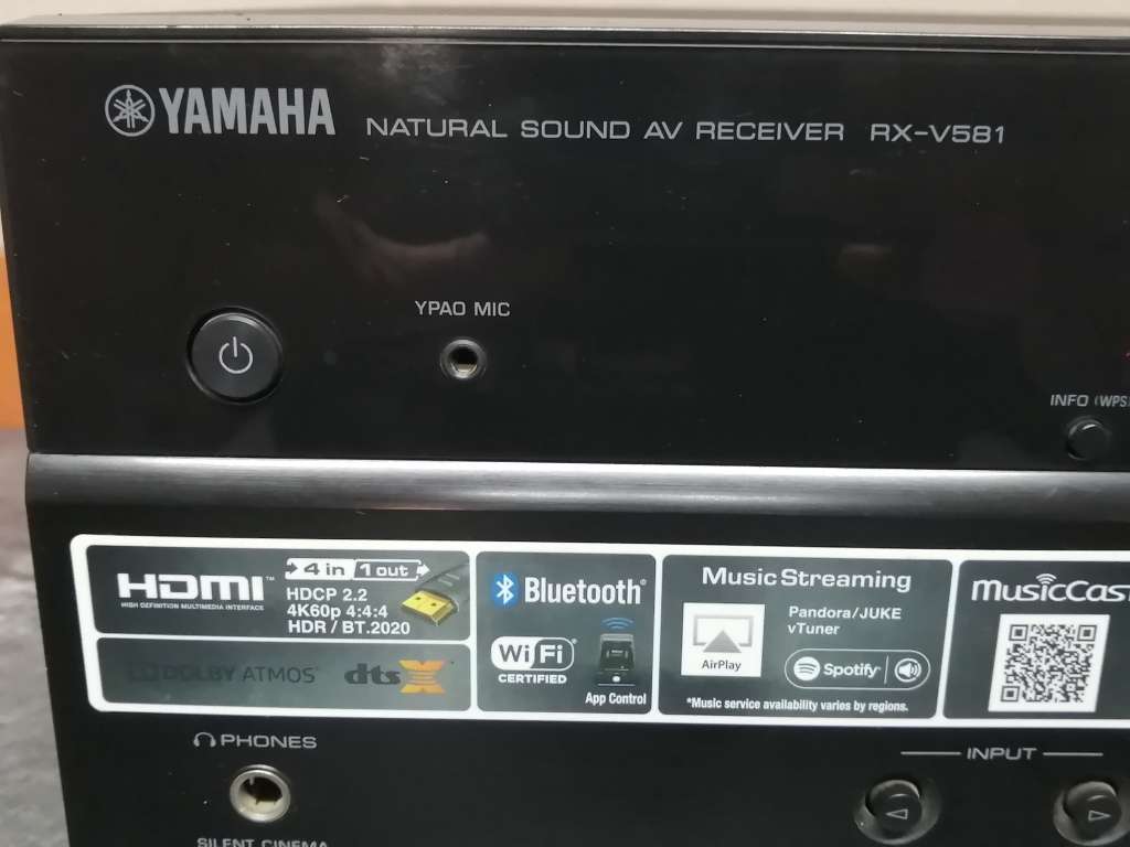 YAMAHA RX-V581 7.2CH AV RECEIVER