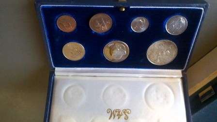 Proofset 1966 - R1, 50c,20c,10c,5c,2c,1c